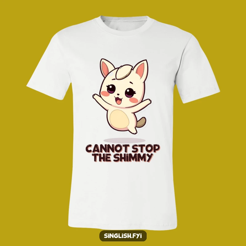 Funny Wiggling Character T-Shirt: Show Your Energetic, Playful Side
