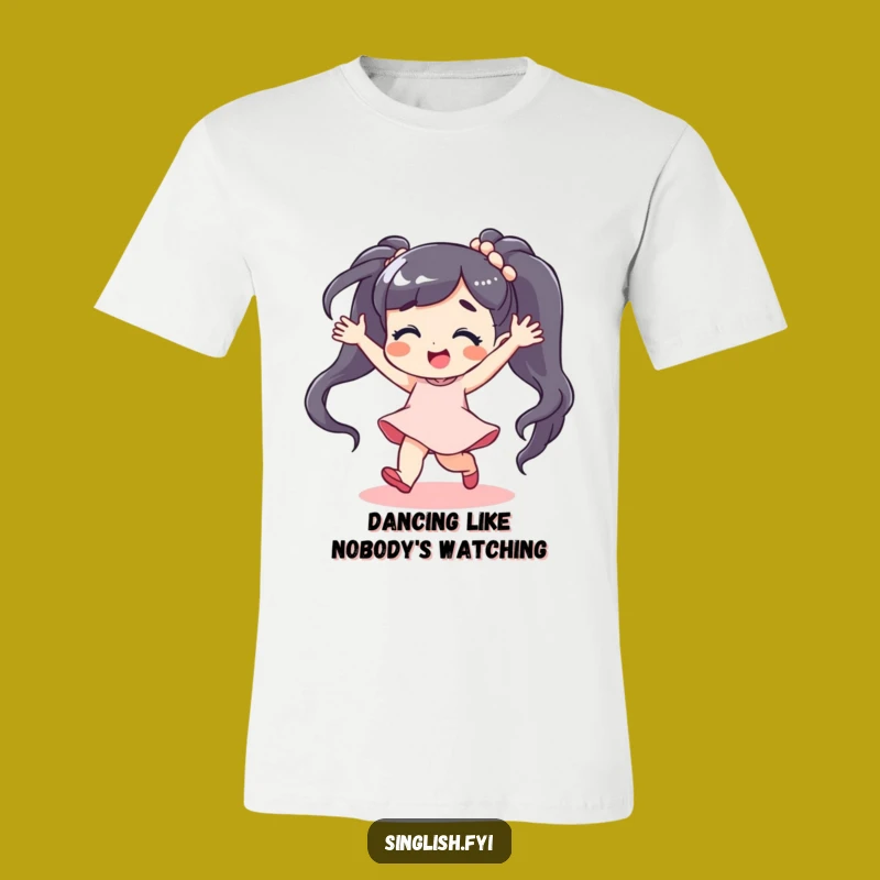 Funny Dancing Character T-Shirt - Wear Your Carefree Spirit