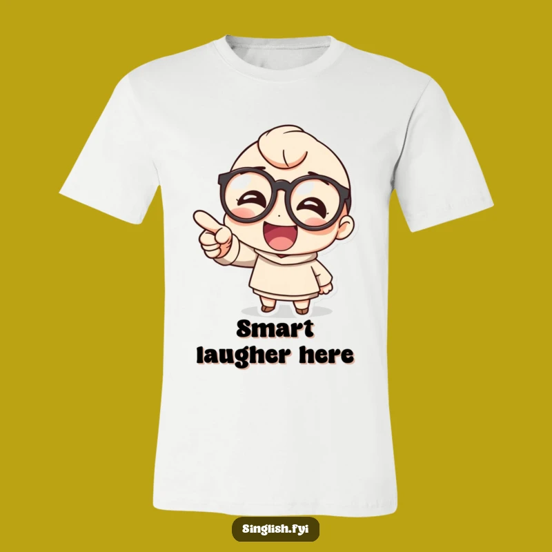 Funny Glasses Laughing T-Shirt: Hilarious Character Apparel Gift