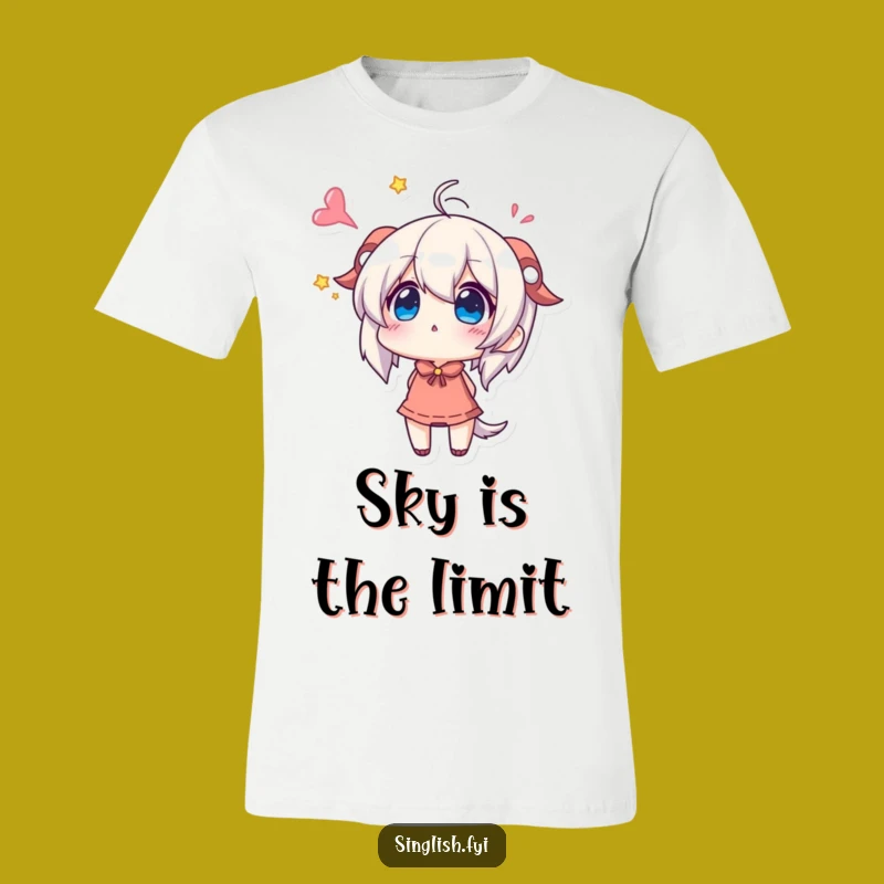 Funny Wondering Character T-Shirt: Wear Your Excitement with Joy