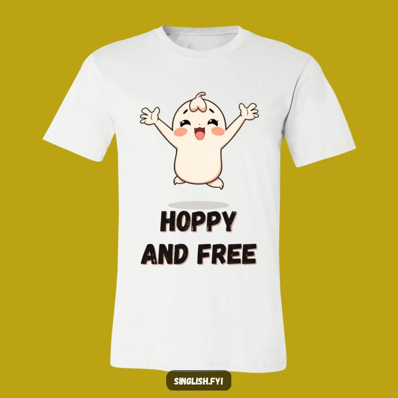 Funny Happy Hop T-Shirt: Wear Your Excitement Proudly!