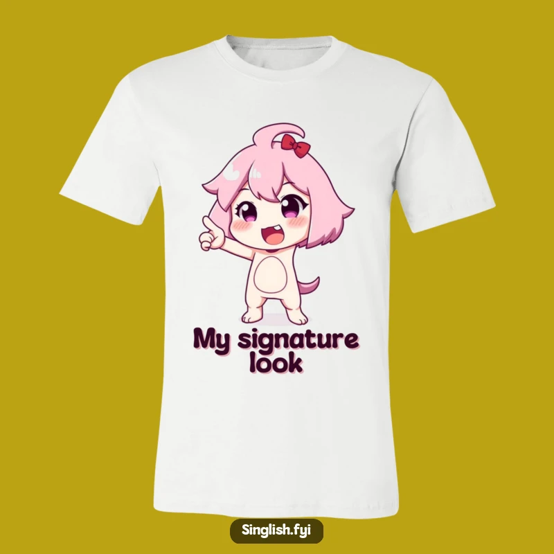 Funny Posing Character T-Shirt - Show Off Your Quirky Style!