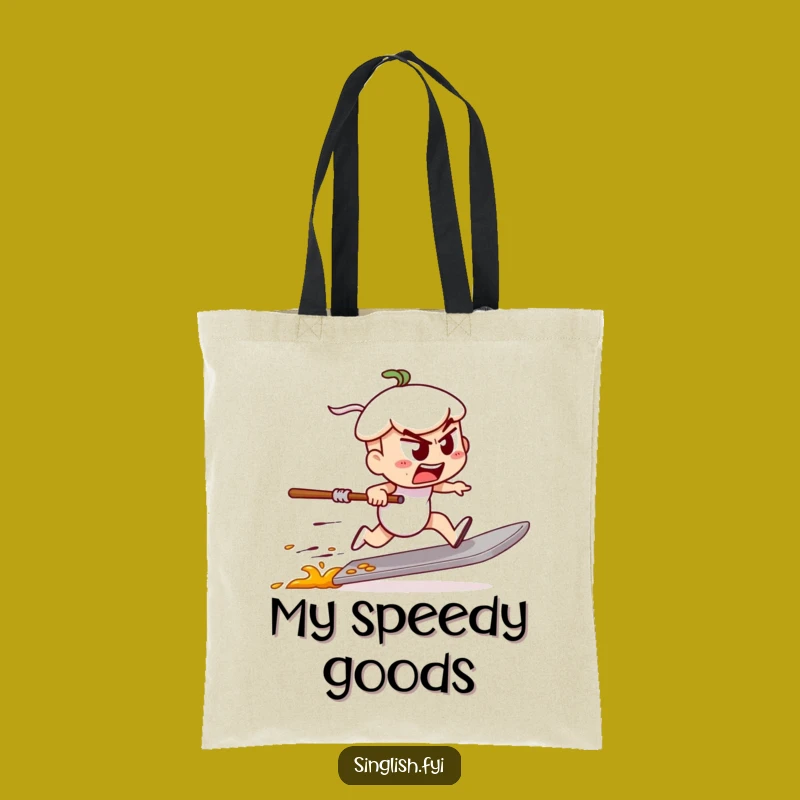 Funny Char Kway Teow Tote Bag - Speed Race Carrier, Practical Funny Gift