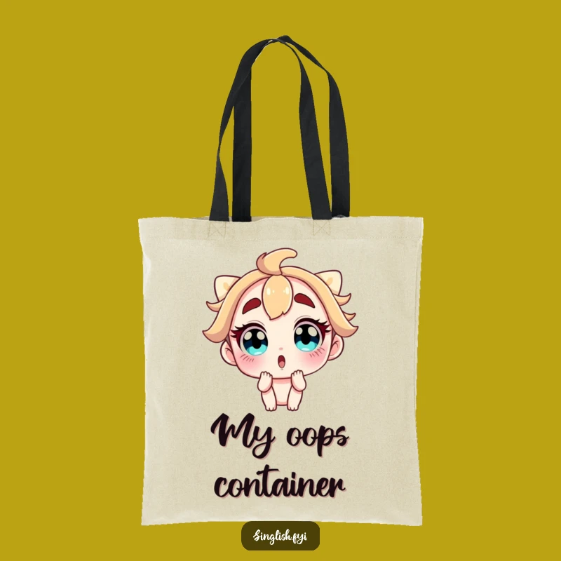 Funny Tote Bag: Surprise Character Design - A Humorous Carry-All Gift